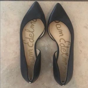 Sam Edelman Black pointy toe flats